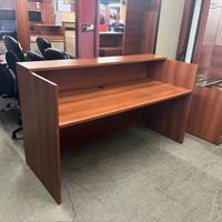 USED RECTANGLE RECEPTION DESK SHELL