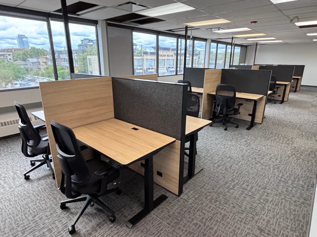 YMCA management office with Artopex cubicles and task seating